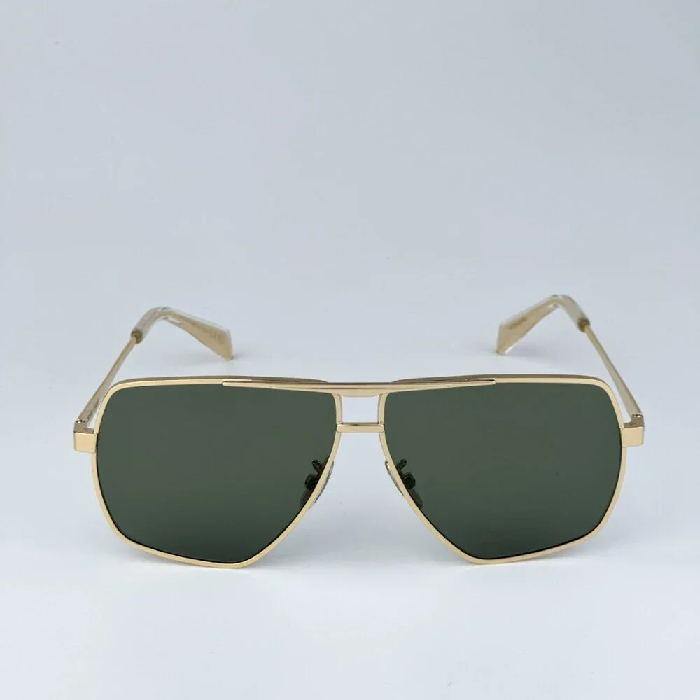 Celine CL40246U-Y 30N BRAND NEW Sunglasses Gold Green Aviator Unisex - Picture 5 of 15